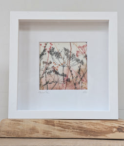 Meadow Pink Original Artwork on Irish Linen